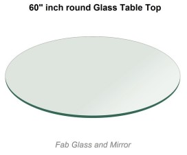 60 Inch Round Glass Table Top