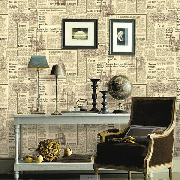 Vintage Newspaper Wallpaper
