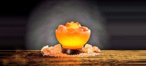 Salt Lamps for organic effect