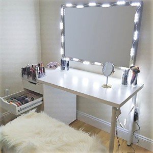 60 Leds Lighted Makeup Vanity Led, How To Make Makeup Vanity With Lights