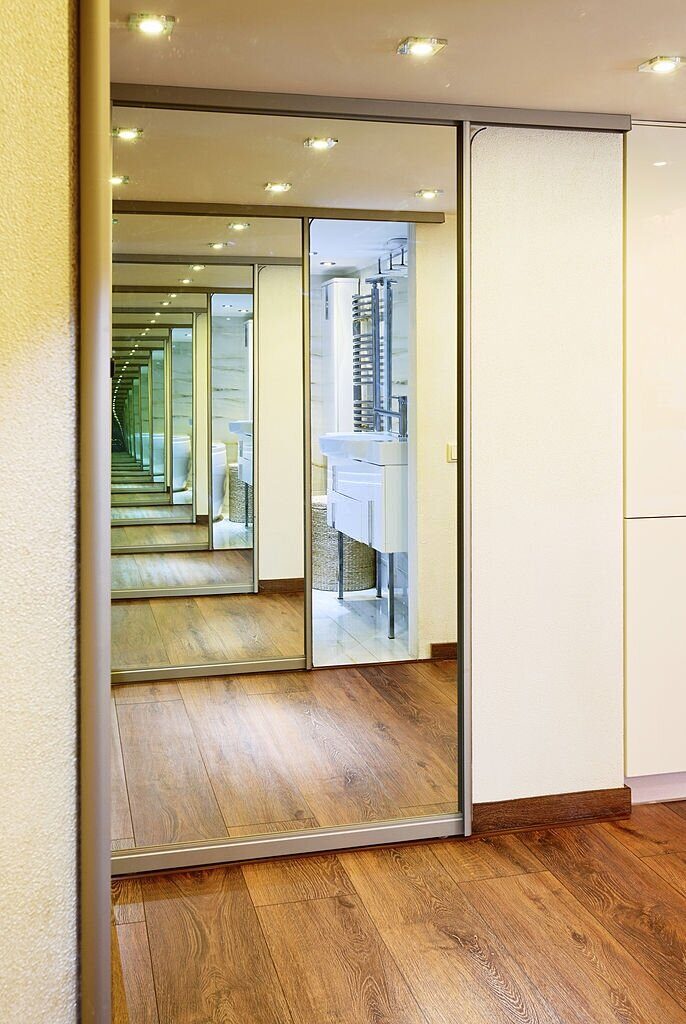 mirror across another mirror