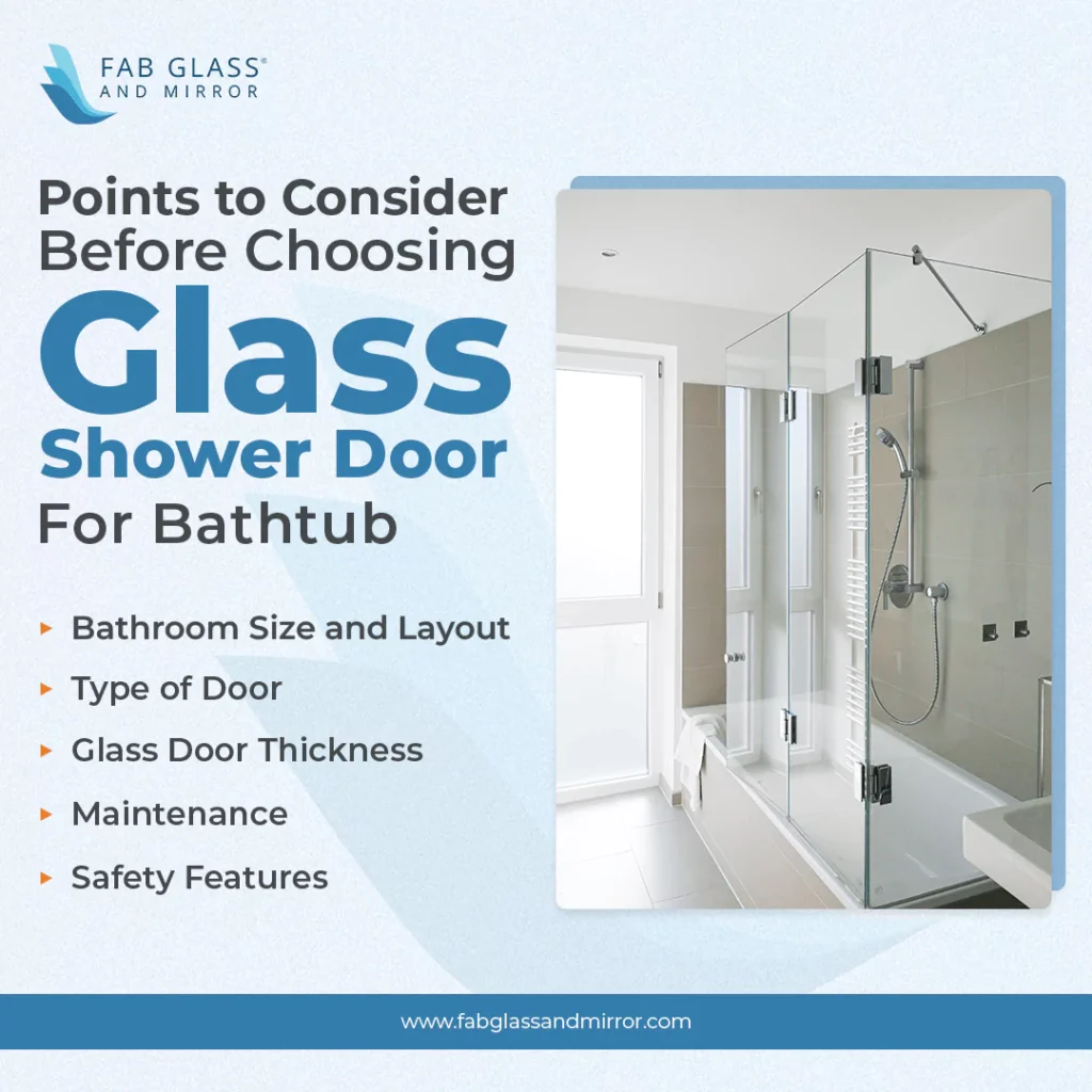 doors for bathtub selection points