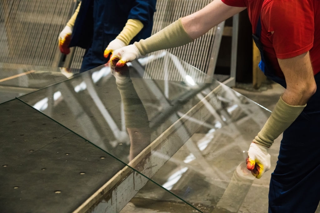 Glass panel for windows and doors.