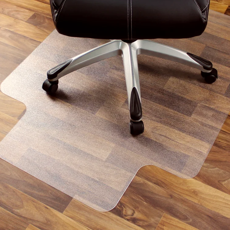 Glass Office Chair Mats Vs Vinyl And, How Do I Keep My Chair Mat From Sliding On Hardwood Floors
