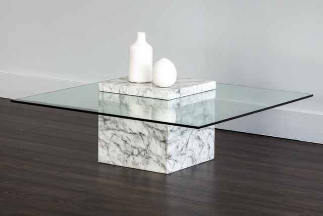 Picture of Marble Glass Coffee Table