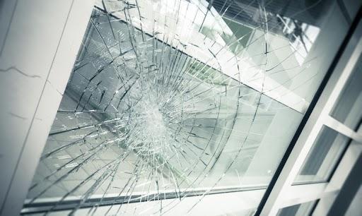 The strength of double pane windows doesn't allow the glass to shatter into pieces. 