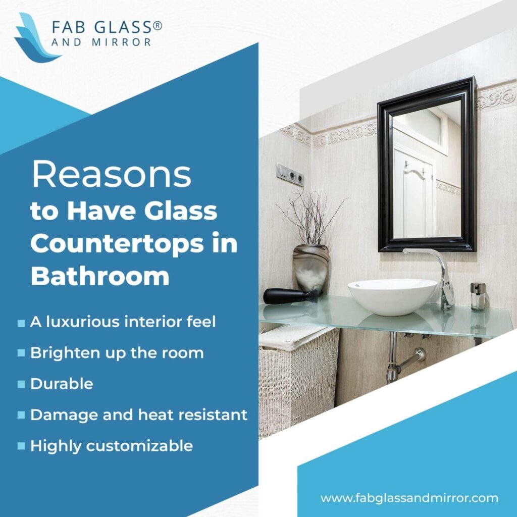 Why Should You Consider Glass Bathroom Vanity Tops