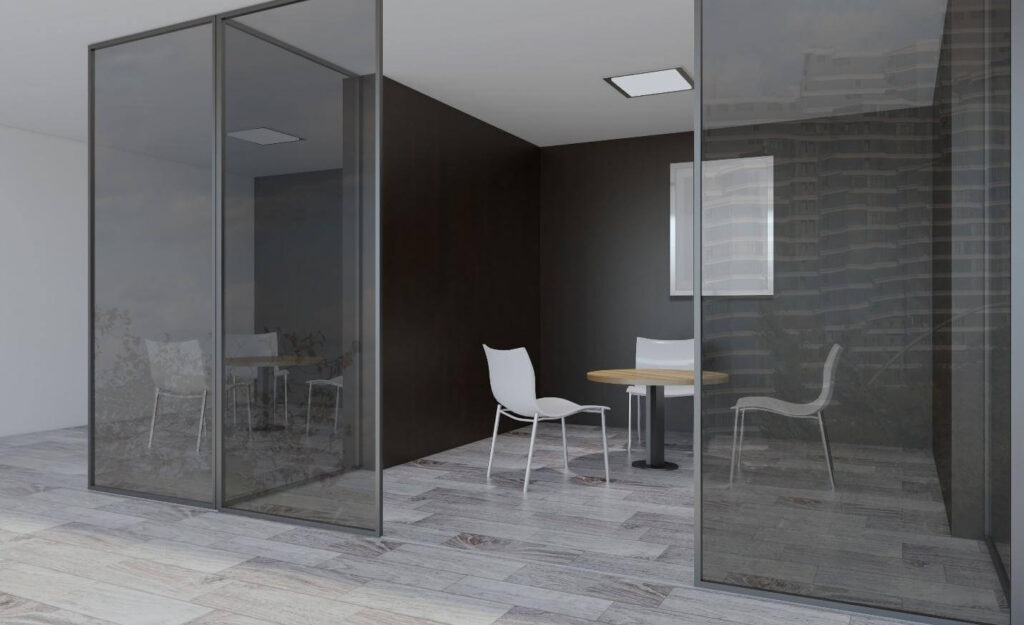 Movable, Sliding and Folding Glass Partitions