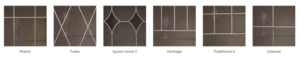 For Leaded Glass Cabinet Doors