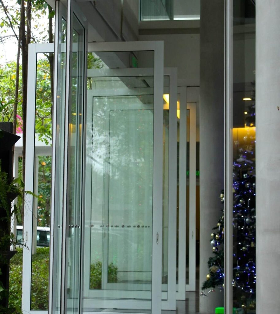 Pivot Glass Doors