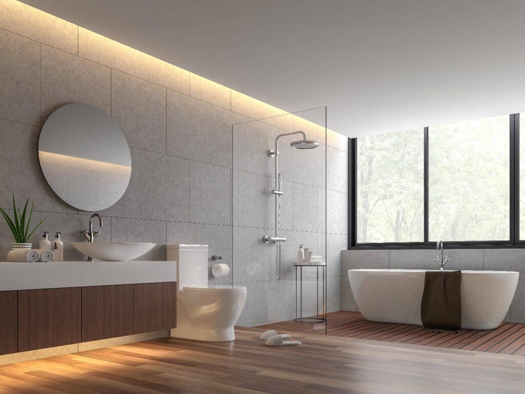 Open Concept Walk-In Showers - Barrier-Free Entry