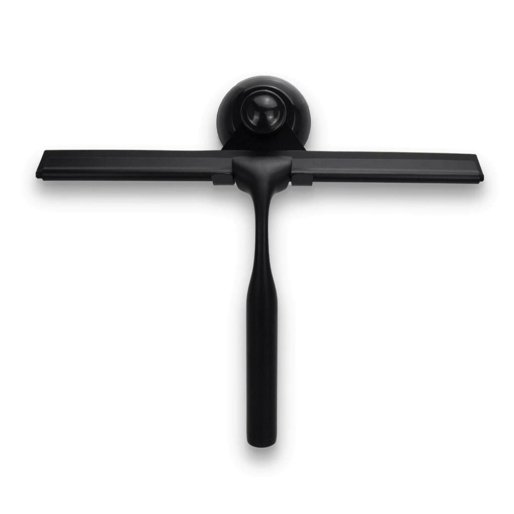 Silicon Blade Stainless Steel Black Handle Squeegee