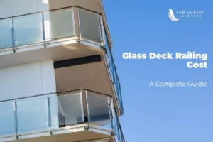 glass deck railing cost