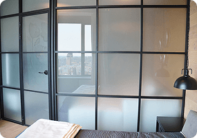 Articles explaining frosted glass styles, uses, and privacy benefits