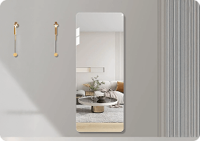 Placement tips and design inspiration using full length mirrors for bedrooms, closets, and entryways