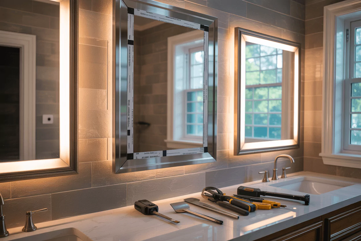 Install Like a Pro – Bathroom Mirror Installation Tips & Tools