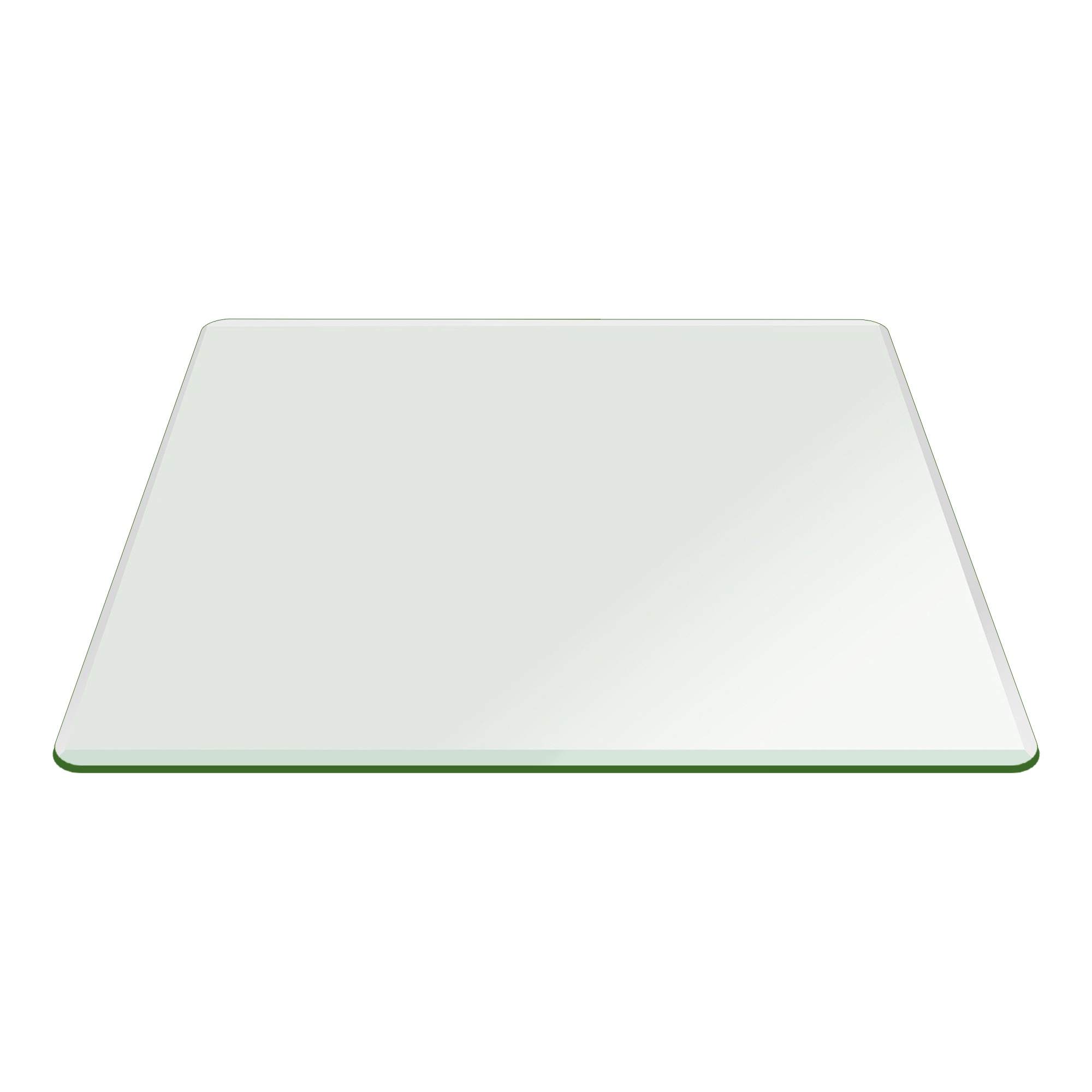 18 Inch Square Glass Bevel Polish, 18 Round Glass Table Top Replacement