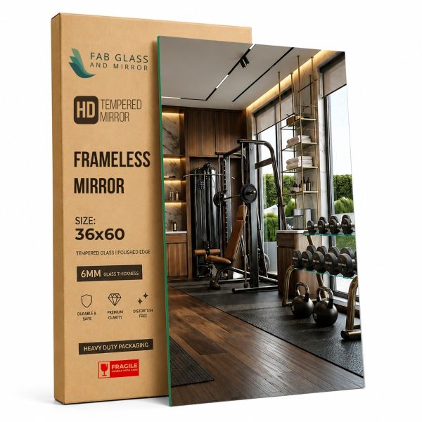 HD Tempered Gym Mirror 1/4