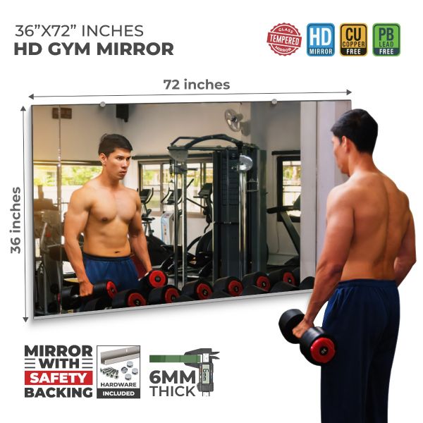 Hd Gym Mirror For Home 1/4
