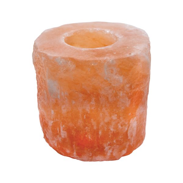 Himalayan Salt Tea Light Natural Shape Candle Holder - Pack of 2
