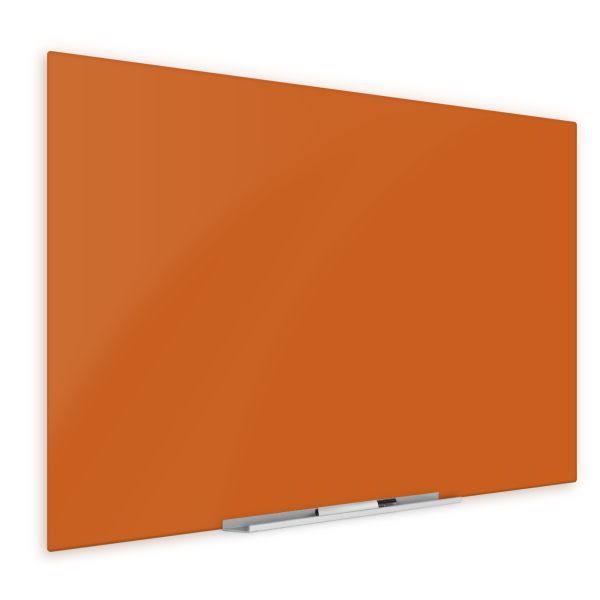 Floating Peach Magnetic Glass Board 36