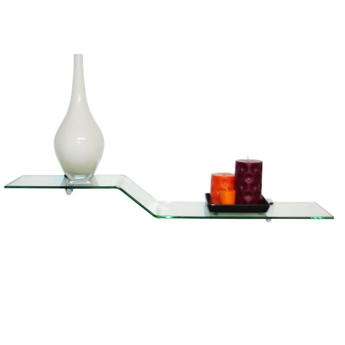 Bent Glass Shelf Gravity Series 1 4, How Thick Should Glass Shelves Be