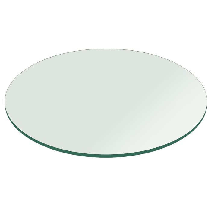 Clear Round 42 Inch Glass Table Top, 42 Round Table Top