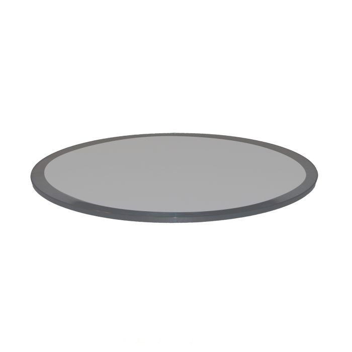 Grey Glass Table Top 24 Inch Round, Round Glass Table Top 24