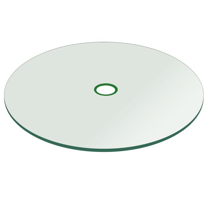 Patio Glass Table Top 60 Round Flat, 60 Inch Round Glass Outdoor Table