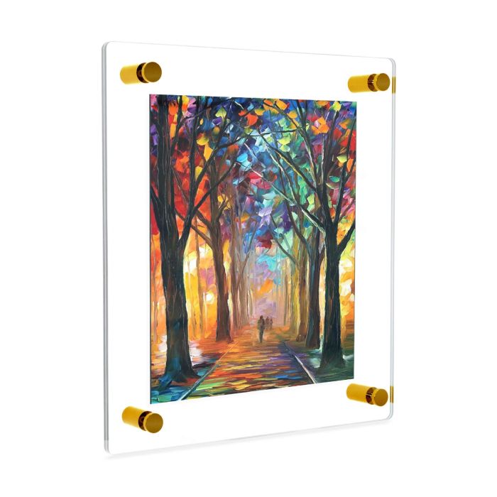 Fab Glass and Mirror Square Double Acrylic Picture Frame - Thumbnail 5