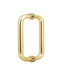 6 Inch Back To Back 'C' Pull Handle (Brass)
