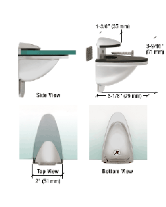 CRL Heavy-Duty Adjustable Shelf Bracket