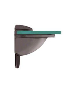 Peacock Oil Rubbed Bronze Heavy-Duty Adjustable Shelf Brackets Pair 12-24mm - (Small)