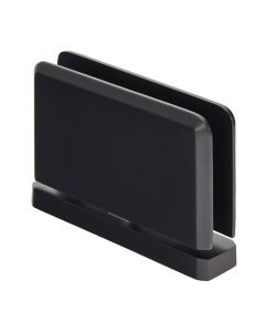 Shower Door Prima Top or Bottom Mount Hinge With Matte Black Finish