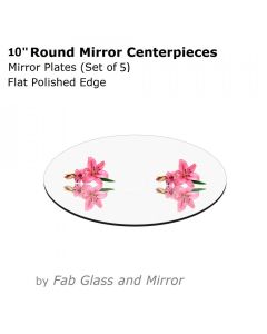 10 Round Mirrors Plates