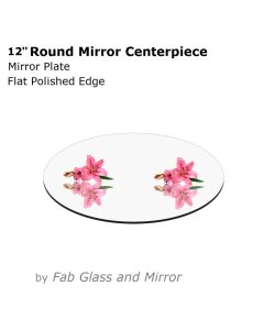 12" Round Mirror Plate