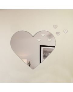 Modern Heart Shape Mirror
