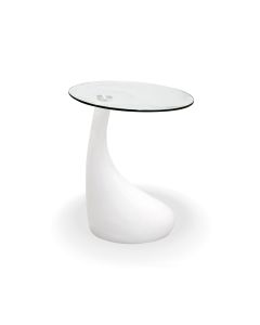 TearDrop Side Table White Color 