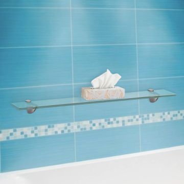 Bathroom Shelf Brackets Chrome - Bathroom Guide By