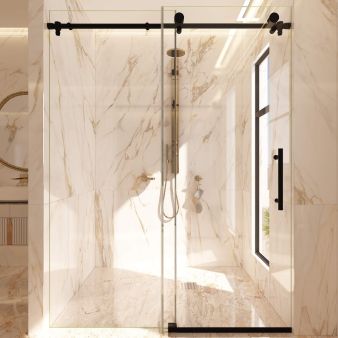 Murano Lux Single Sliding Shower Door 3/8