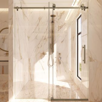 Murano Lux Single Sliding Shower Door 3/8