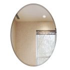 24 x 48 Inch Oval Beveled Polish Frameless Wall Mirror