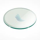 Glass Table Top: 23 inch Round 1/2 inch Thick Beveled Edge Tempered