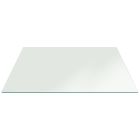 Rectangle Glass 24x36 Inch 14 Thick Flat Edge Tempered Eased Corners 
