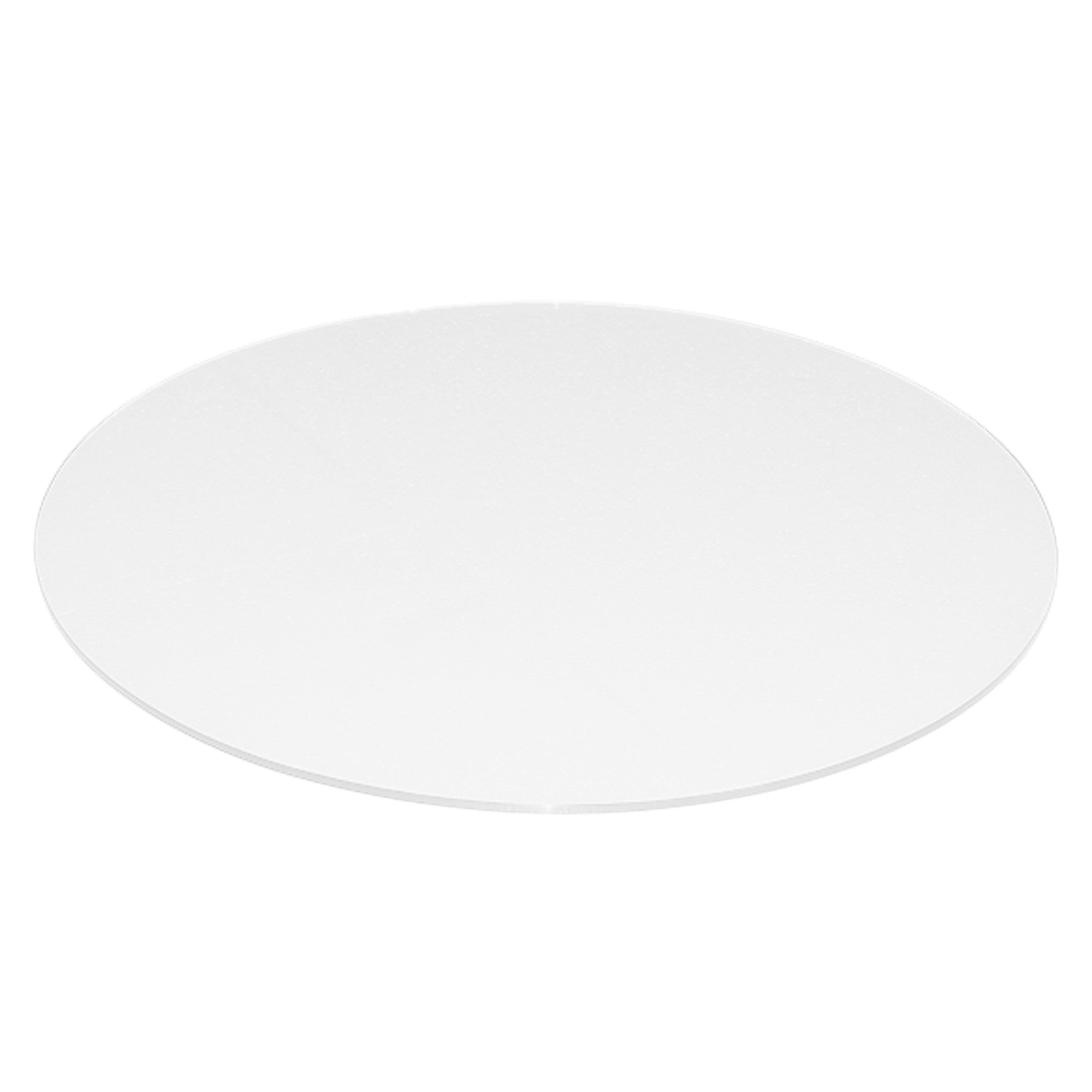 Glass Table Top 28 White Round Back, 28 Round Tempered Glass Table Top