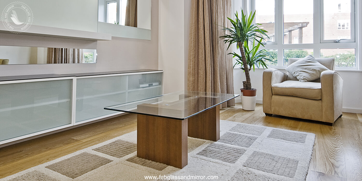 Rectangle Glass Table Top
