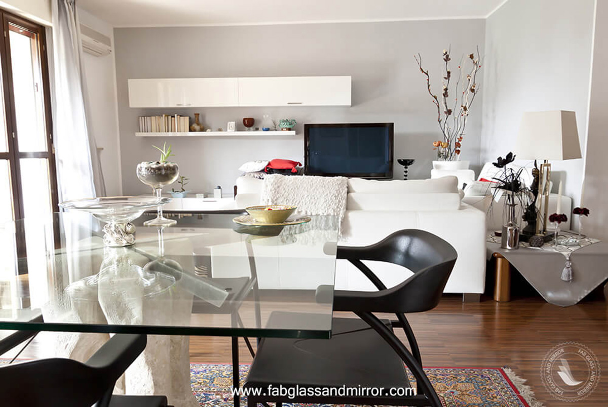 Square Glass Table Top