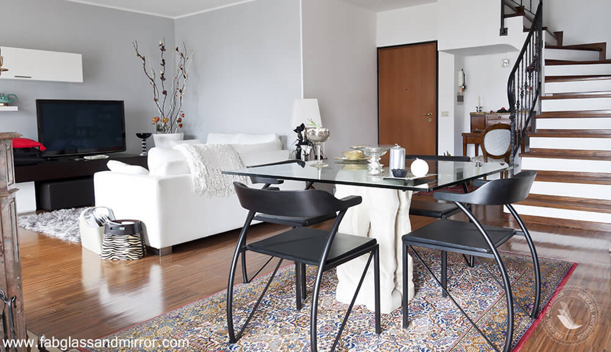 Square Glass Table Top