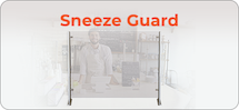 Glass Sneeze Guard