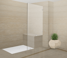 Glass Shower Doors Frameless, Bathtub Size Shower Panel